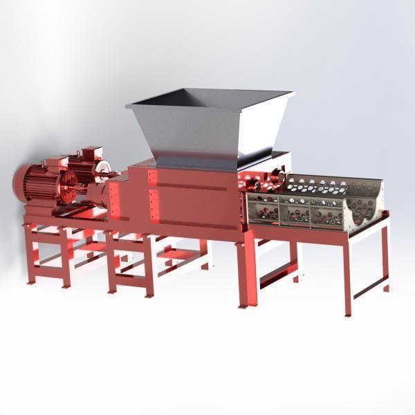 Buy cheap SH-1200 Waste Tyres Pyrolysis Plant Plastic Wood With Four Shafts from wholesalers