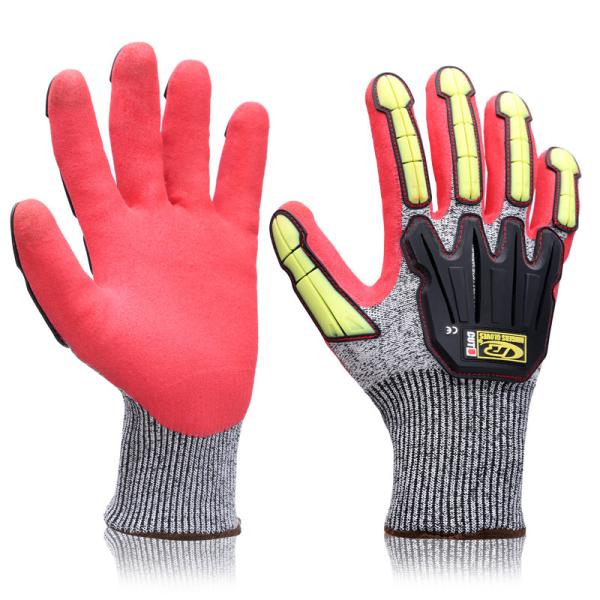 Buy cheap Impact Protection Heavy Duty Mechanic Gloves Customized Logo For Mining from wholesalers