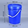Buy cheap Sample 18L Chemical Large Plastic Water Bucket Pail with Lid and Handle from wholesalers
