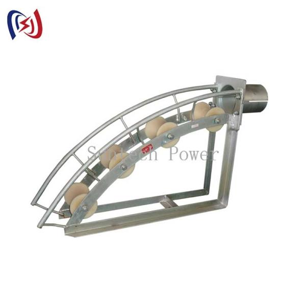 Cable Roller Pulley For Laying Cables Flexible Rotation MC Nylon Wheels 450mm
