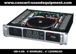 4 * 800W Class H Analogue Amplifier Fixed Installation Digital Audio Amplifier