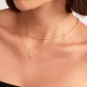 Buy cheap 18K Gold Zircon Pendant Silver Chain Trio Diamond Cubic Zircon Necklace from wholesalers