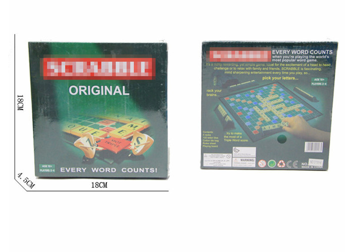 ASTM F963 Magnetic Activity Set Chess Game Set Scrabble Letters Tile Board Toy