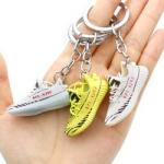 Customized Sport Shoes Shape 3D Mini Sneaker Promotional Keychain Bulk