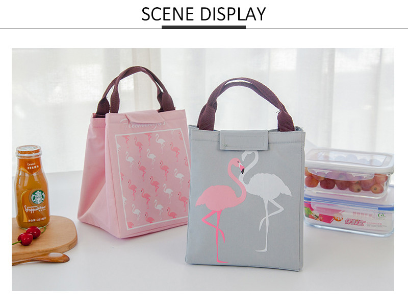 Unisex Oxford H23Cm Thermal Lunch Bag For School