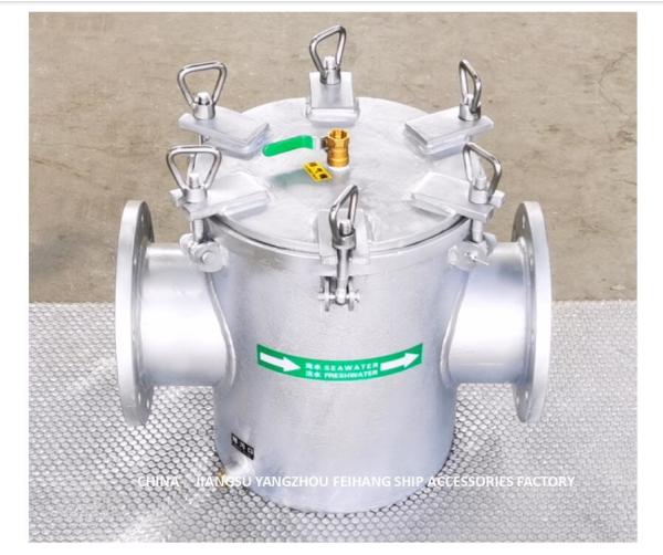 Straight throu Type Seawater Filter For Auxiliary Seawater Pump Model AS150 CB