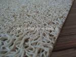White Waterproof Rubber Mats PVC Coil Mats Memory Plastic , 4000 G/M2