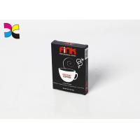 Buy cheap Food Instant Coffee Printed Cardboard Boxes Black Red Card Shape Embossing product
