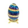 Buy cheap Faberge Egg Trinket Box Home Decor Collectors Box Unique Russian Egg Enamel Easter Egg Crystal Jeweled Trinket Box from wholesalers