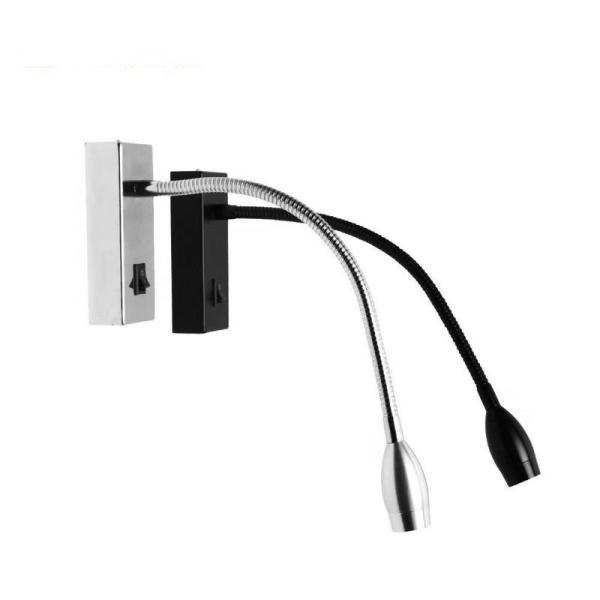 Buy cheap IP40 LED headboard wall light flexible 3W Interior LED bedside wall lights led reading for bedroom from wholesalers