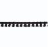 Buy cheap 1.3cm Black Curtain Tassels And Trimmings from wholesalers