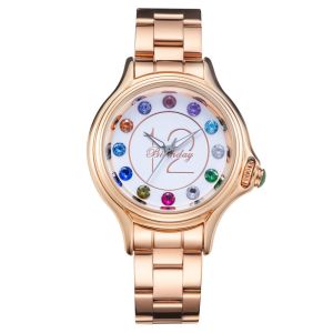 Buy cheap Fashion Women Alloy Ladies Quartz Watches Luxury Rose Gold Waterproof from wholesalers