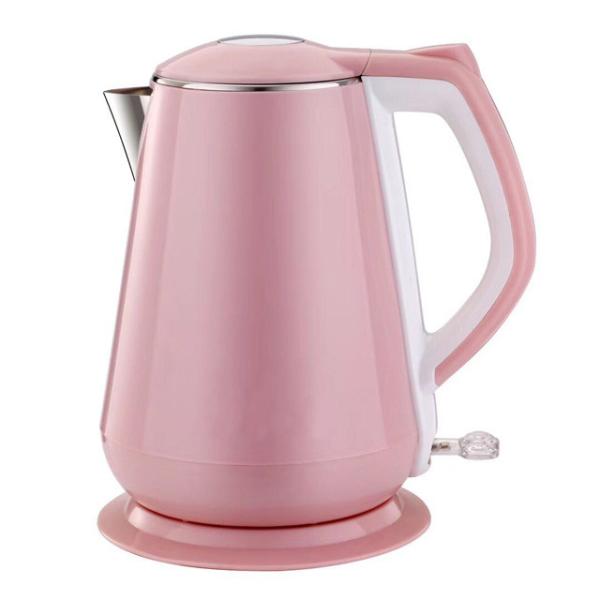 Buy cheap Home Appliances Portable Cordless Stainless Steel Pink Designer Kettle from wholesalers