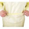 Buy cheap Ultrasonic Heat Sealed Disposable Medical Use Knitted Wrist PP+PE Isolation Gown from wholesalers