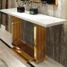 Buy cheap Marble Top Narrow Console Table Hallway Accent Table 120cm/150cm from wholesalers