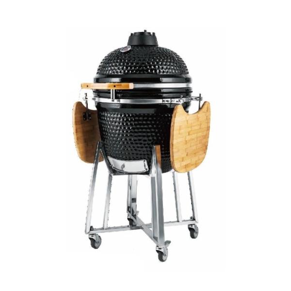 Buy cheap Black Ceramic BBQ Grill 21inch Large Kamado Grill from wholesalers