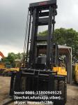 2 Stages Used Tcm Diesel Operated Forklift FD250 Isuzu Engine Ce Passed