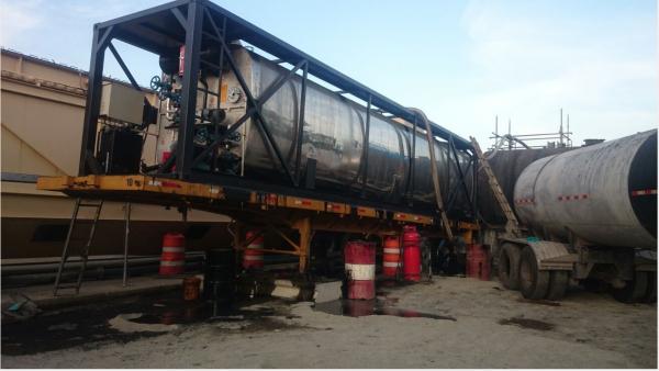 Buy cheap 10000 Gallon Asphalt Heating Tank With Unloading Pump from wholesalers