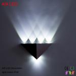 Black+Silver LED wall light /inside led wall lamps for drawing room