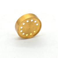 Buy cheap Gold CNC Aluminum Parts Customized Anodized CNC Parts High Precision product