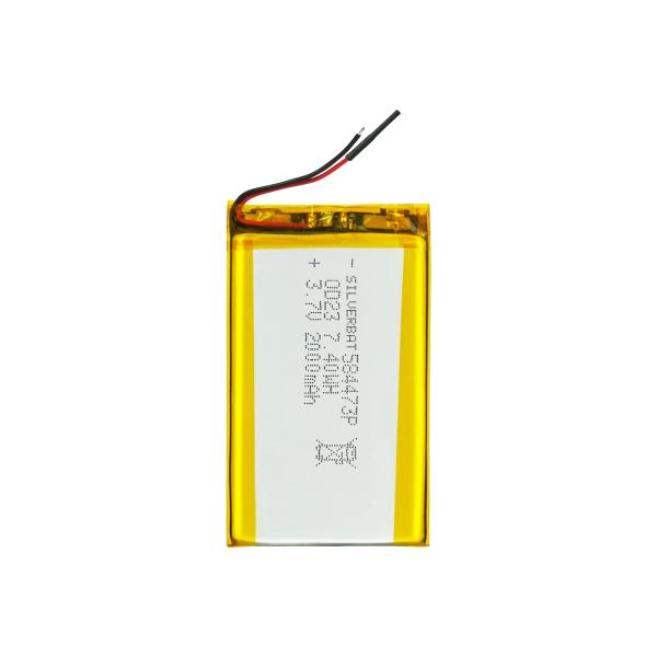 Lithium Ion Polymer 3.7V 2000 MAh Battery 584773 For Multi-Function Beauty