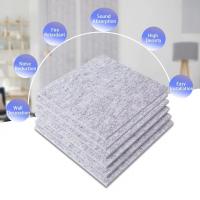 Buy cheap Flame Retardant PET Acoustic Panels 8mm 20mm Soundproof Wall Panels product