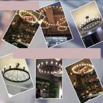 Wrought iron Chandelier art retro industrial Black LOFT restaurant bar clothing