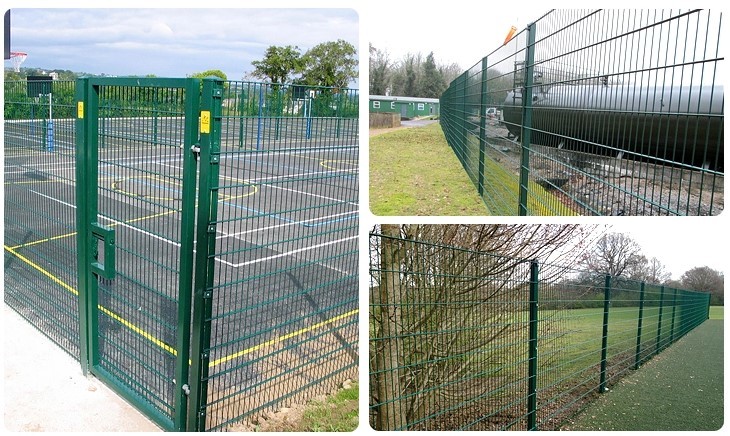 OHSAS 18001 Iron Wire 565/868 Pvc Coated Mesh Fencing