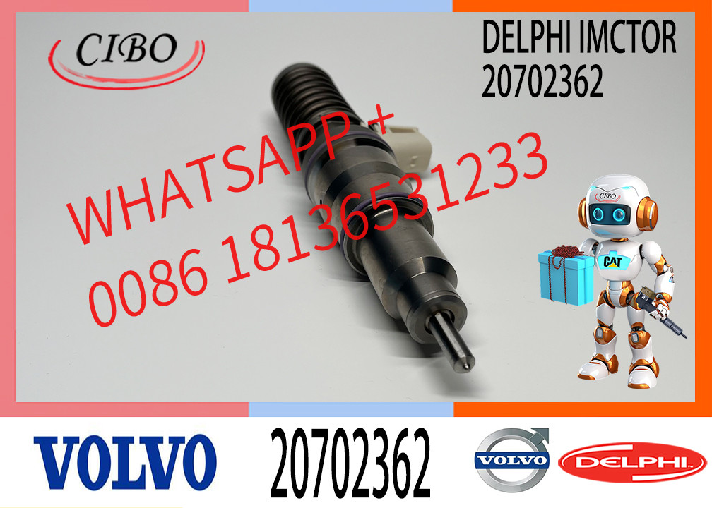 Common Rail Injector 20702362 20708597 20747787 For VOL-VO MACK MD11 3504 Diesel Engine