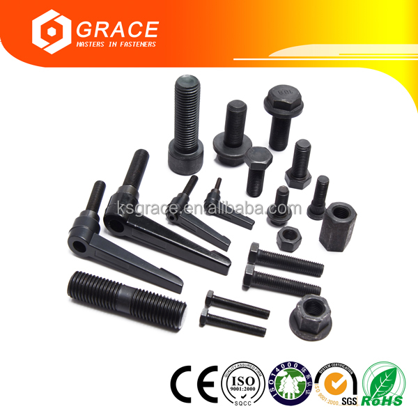 Screws Nuts Washers Various Brass Hardware Fasteners Different Types Precision