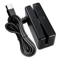 Buy cheap Ultra-mini USB TK1/2/3 POS manual swipe magnetic credit and debit card reader product