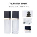 Transparent Empty Foundation Bottle 30ml Liquid Foundation Travel Container
