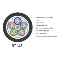 Buy cheap GYTZA 12 Core Armoured Fiber Optic Cable , TLC Outside Armoured Cable product