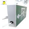 Buy cheap Professional Twin Spot Emergency Light , Green Fire Exit Light Sign from wholesalers