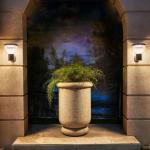 3000K Aluminum Solar Sensor Wall Lamp Light Optically Controlled For Outdoor