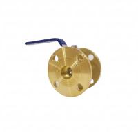 Buy cheap 1/2"-4" Brass Flange Ball Valve With Steel Handle High quality brass flange ball product
