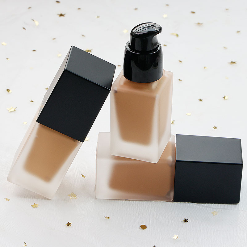 Private Label 30 Colors Matte Face Makeup Long Lasting Liquid Foundation for All Skin Vegan Waterproof Full Coverage Foundation