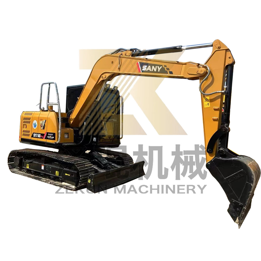 Low Hour Used Sany 75C Pro Excavator 2023 7500 KG Weight For Sale