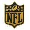 Buy cheap Smooth Texture Rugby NFL Iron On Patches With Embroidery Edge from wholesalers