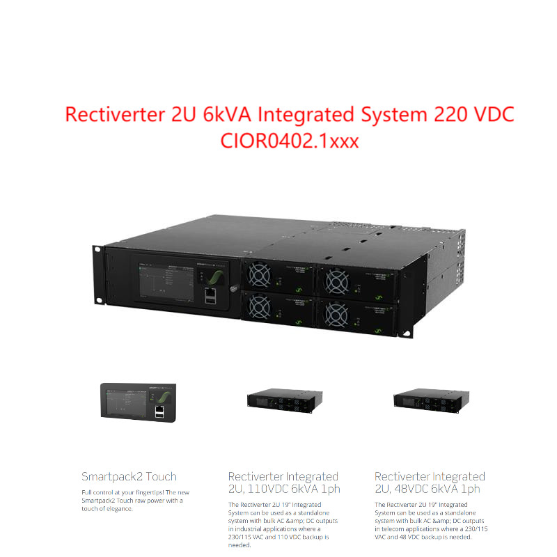 Eltek Rectiverter Telecom Power System With Smartpack Touch Or Basic Industrial
