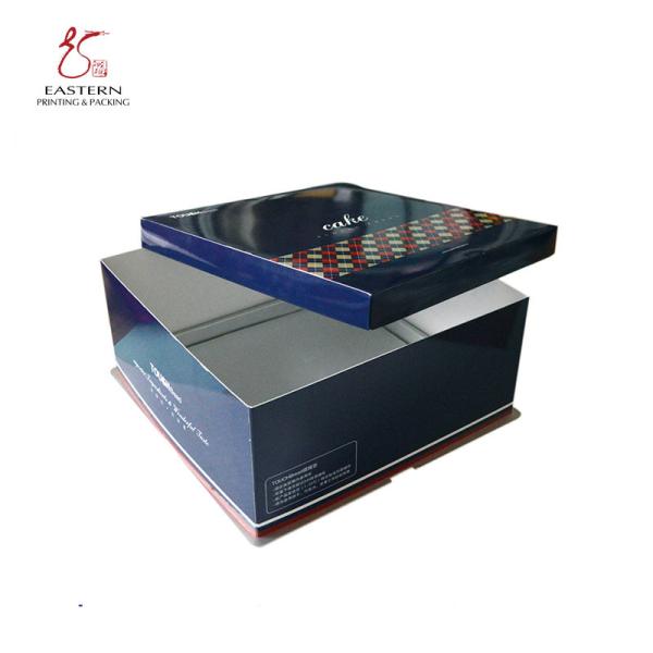 Buy cheap Colourful 350gsm Cardboard Personalised Cake Boxes , Pastry Packaging Box With Lid from wholesalers