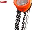 All Steel Construction Manual Chain Pulley Block Hoist Capacity 500kg Standard