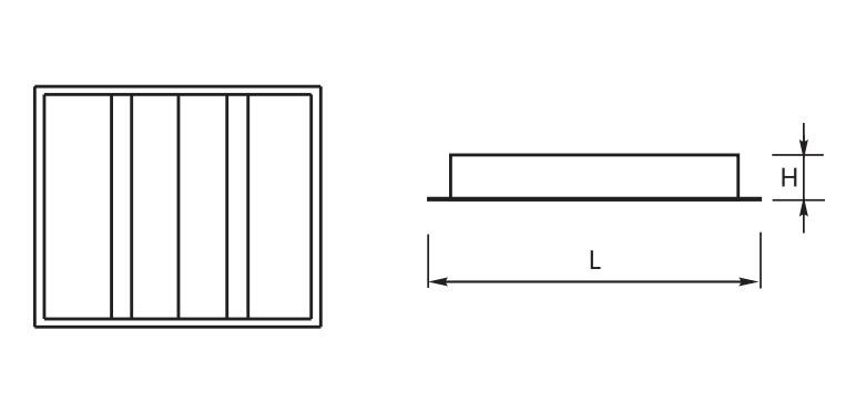 70lm / W LED Ceiling Grid Lights , Recessed T8 LED Grill Light Lamp