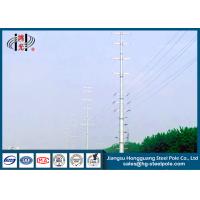 Buy cheap Customized Steel Transmission Poles , Octagon Steel Tubing Galvanized Steel Pole product