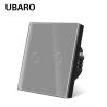 Buy cheap 2gang White Glass Switches 5W - 150W Led Touch Switch Tempered Glass Panel from wholesalers