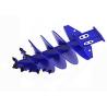 Buy cheap Q345 Heavy Duty Rock Augers , Double Cut Single Flight Conical Auger from wholesalers