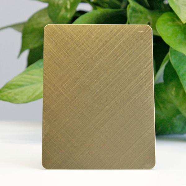 Buy cheap 304 Brushed Stainless Steel Sheet 4x8 Supper Mirror 0.6mm 0.5Mm 1.6mm Thickness from wholesalers