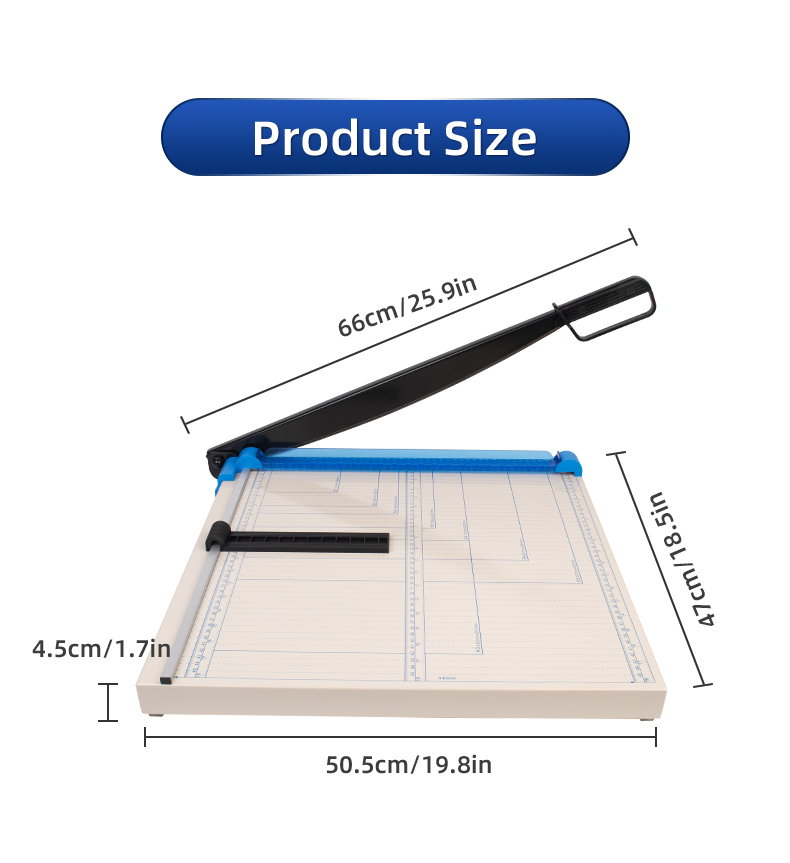 Paper PVC ID Card Cutting Portable Cardboard A4 Heavy Duty Paper Trimmer with Good