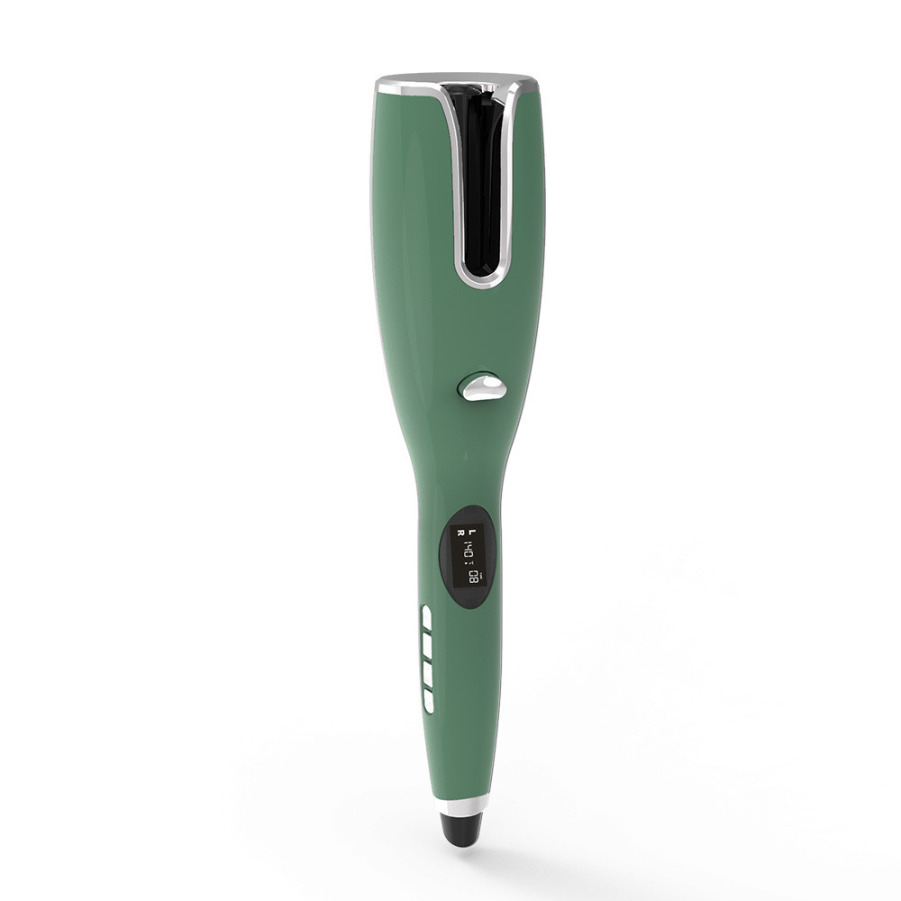 Deep Wave PTC Hair Rotating Curling Iron Titanium Ceramic Coating