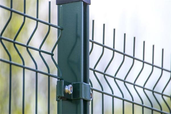 Buy cheap Peach Post Green Welded Mesh Fencing Galvanized Curvy 6 Ft from wholesalers